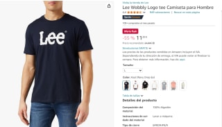 Camiseta Lee Wobbly Logo tee por 11,20€