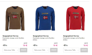 Recopilación productos marca Geographical Norway con descuentos de hasta -60%
