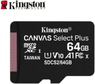 Kingston Canvas Select+ microSD, 64GB voor €4,14 bij Amazon