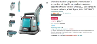 Limpiador de manchas Shark StainStriker PX200EUT por 129.99€
