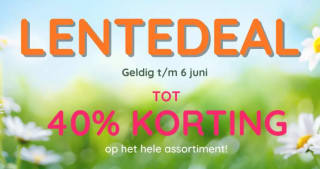 Tot 40% korting tijdens de lentedeals bij Vitaminesperpost