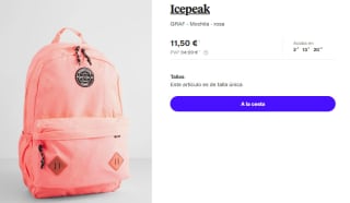 Mochila Icepeak GRAF por 11€