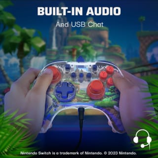 REALMz Wired Controller - Sonic Green Hill Zone voor €24,69 bij Amazon