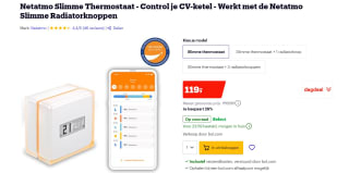 NETATMO Slimme Thermostaat voor €119 bij Bol.com