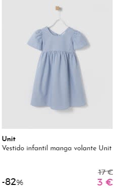 Prendas para niños por 2€ y 3€