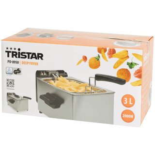 Tristar - Frituurpan - 3 Liter - 2000 Watt - RVS- PD8950 voor €19,95 bij de Action
