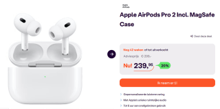 Apple AirPods Pro 2+ MagSafe Case voor €239, 95 bij Ibood