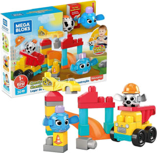 Mega Bloks Sitio de construcción con 2 Peek A Blocks por solo 9,99€