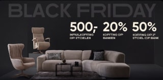 20% korting op banken, 2e 50% korting of €500 inruilkorting op stoelen bij Prominent