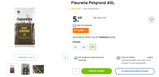 Fleurella potgrond en tuinaarde 2+2 gratis bij Gamma