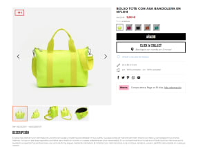 Bolso tipo tote de nylon de Misako por 9€