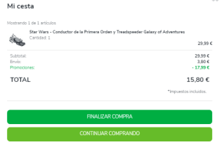 Star Wars Conductor de la Primera Orden por 12€