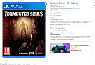 juego Tormented Souls Playstation 4 por 17,85€