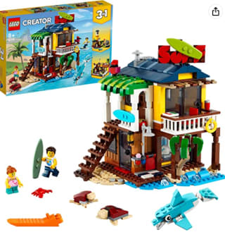 LEGO 31118 Creator 3in1 Surfer Strandhuis, Vuurtoren & Poolhouse Zomer voor €24,99 bij Amazon.nl