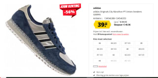Adidas City Marathon unisex sneakers voor €39,99 bij Sport Korting