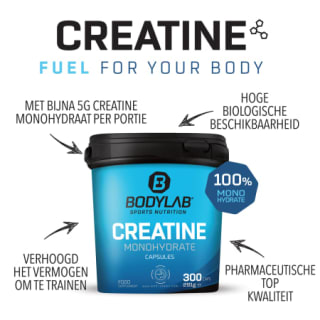 2 x Bodylab24 Creatine Powder (500g)Neutral voor €24,88 dmv code bij Bodylab