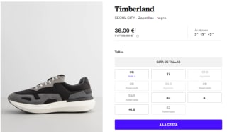 Calzado marca Timberland desde 30€