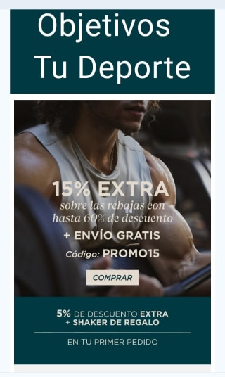 Hadta -60%+ 15%Extra+5% Adicional +Shaker de Regalo+ Envío gratuito en MyProtein.