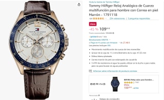 Tommy Hilfiger Reloj Analógico de Cuarzo por 109,90€