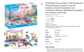 PLAYMOBIL Princess Magic zeemeermin dierenverzorging voor €20,89 bij Amazon