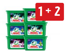 Alle varianten Ariel Pods 1+2 gratis bij Jan Linders