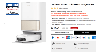 Dreame L10s Pro Ultra Heat voor €849