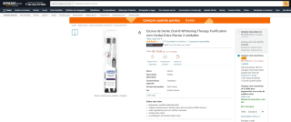 Escova de Dente da Oral-B, modelo Whitening Therapy Purification com 2 uni - R$ 14,39