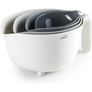 Set 4 boles PRACTIC 100% libre BPA, Bol Mezclador (3,5L), Escurridor (2L), 2 jarras medidoras (1/0,5L) por 7.99€