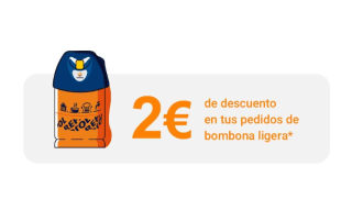 Repsol 2€ descuento en bombonas ligeras