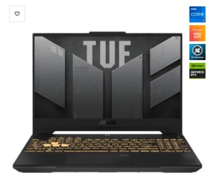 Ordenador Portatil ASUS TUF Gaming F15 FX507ZU4-LP040 Intel Core i7-12700H/16GB/512GB SSD/RTX 4050/15.6" por 999€
