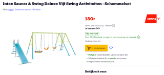 Intex Saucer & Swing Deluxe Five Feature Set voor €180 bij Bol.com