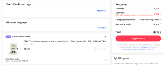 CREATE Cafetera express acabado mate HERA RETRO por 68,10€