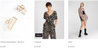 20% korting op alles bij aankoop van 3 artikelen bij Takko Fashion