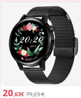 Reloj inteligente modelo AK03 varios colores a elegir por 20,63€