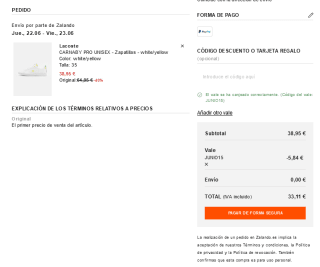 Zapatillas Carnaby pro unisex niños por 33,11€