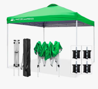 Natur Camper Carpa Plegable 3x3m por 74,90€ (cuenta nueva por 62,90€ APP)