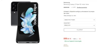 Samsung Galaxy Z Flip4 8GB/128GB+ Tv 55 pulgadas Samsung TU55CU7105 por 764,90€