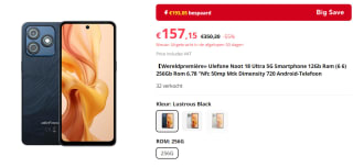 Ulefone note 18 Ultra 5G Smartphone 12Gb Ram (6 6) 256Gb voor €157,15 bij Aliexpress