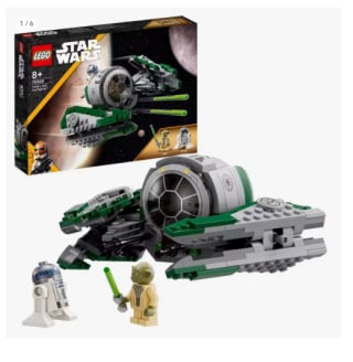 LEGO Star Wars Caza Estelar Jedi de Yoda de 253 Piezas por 19.6€