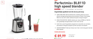 Blender Tefal Perfectmix+ BL811D voor €89,99 bij Tefal