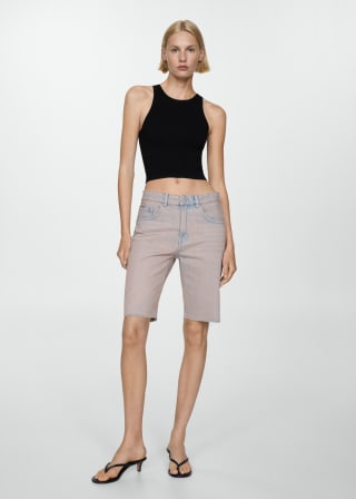 Bermudas vaqueras efecto lavado para Mujer por 5.99€