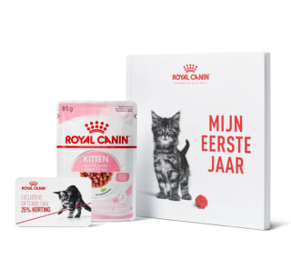Gepersonaliseerde Puppy- of kittenpakket gratis aan te vragen