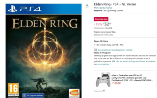 Elden Ring voor €32,30 met Amazon Prime