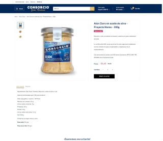 Atún Claro en aceite de oliva Consorcio 200g por solo 3,79€