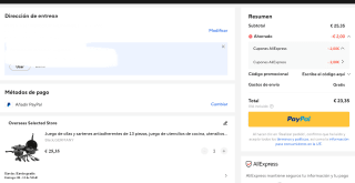 Juego de ollas y sartenes antiadherentes de 13 piezas, utensilios de cocina por 23,16€