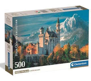 Puzzle 500 Piezas marca Clementoni Collection Neuschwanstein Castle Compact por 5,99€