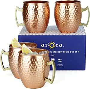 Juego de 4 tazas Arora por $259.23 en Amazon