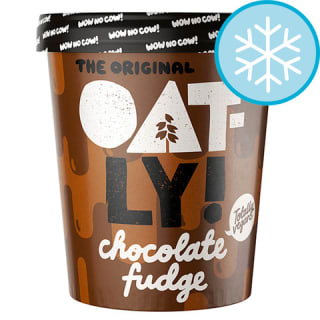 Procure an Oatly dairy free chocolate fudge ice cream 500ml for only £4.50 from Tesco