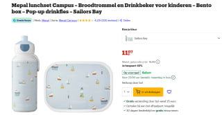 Mepal Schoolbeker en Lunchbox Campus Sailors Bay voor €11,07 bij Bol
