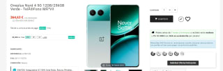 Oneplus Nord 4 5G de 12GB/256GB por 364,63€